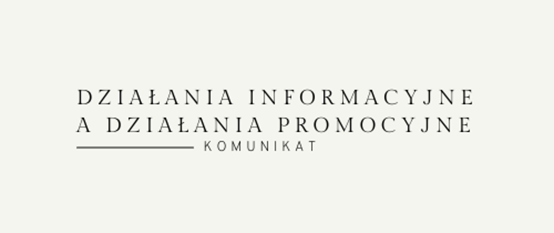 działania informacyjne a działania promocyjne 