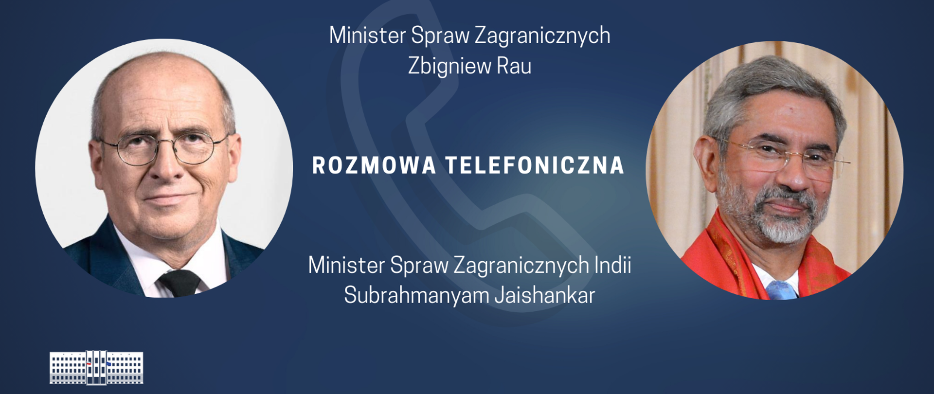 Rozmowa telefoniczna ministrów spraw zagranicznych Polski i Indii