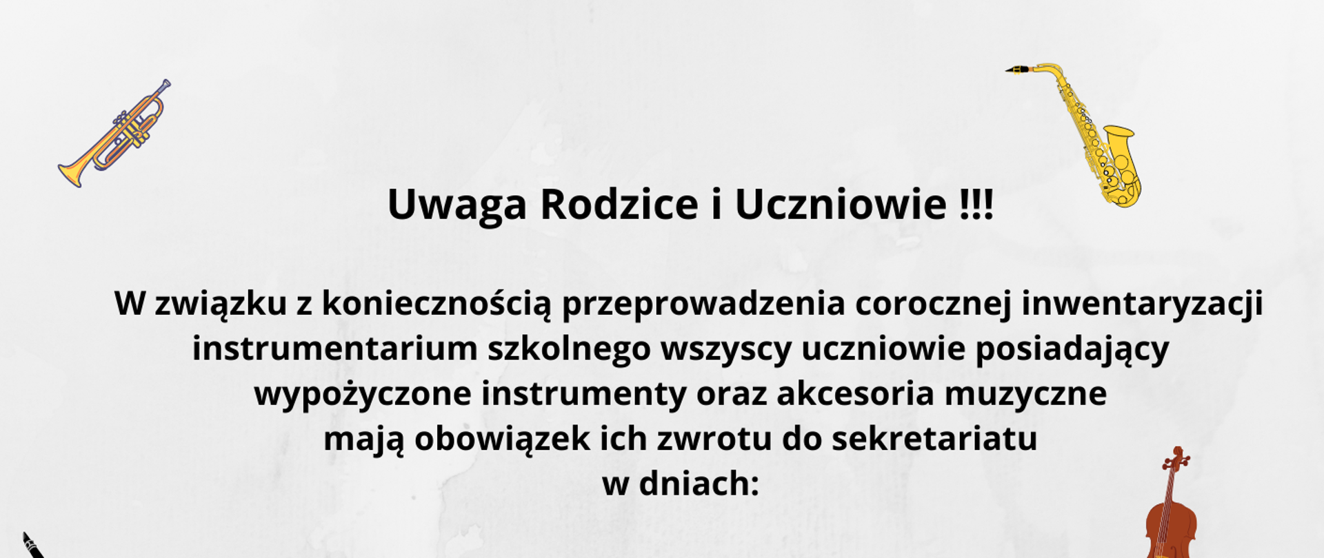 zwrot instrumentów