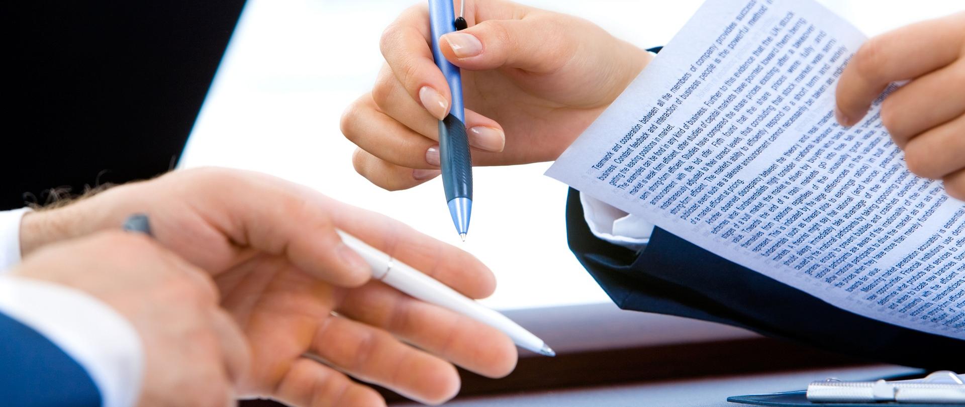 laptop, gabinet, ręka, pismo, biznes