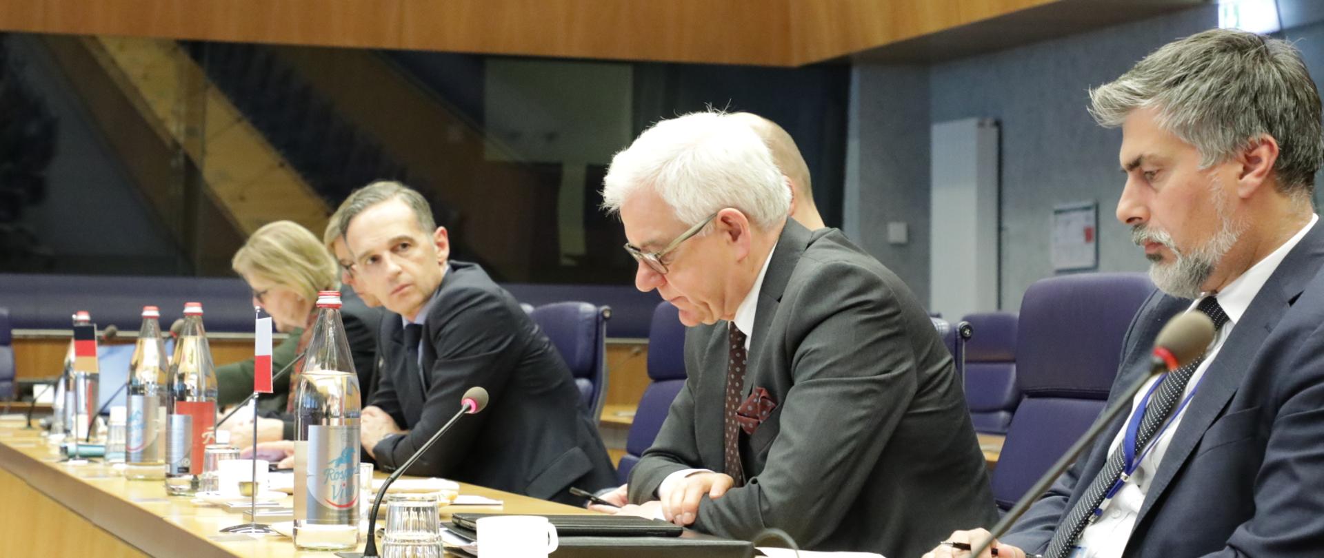 Minister Jacek Czaputowicz na posiedzeniu Rady do Spraw Zagranicznych (FAC)