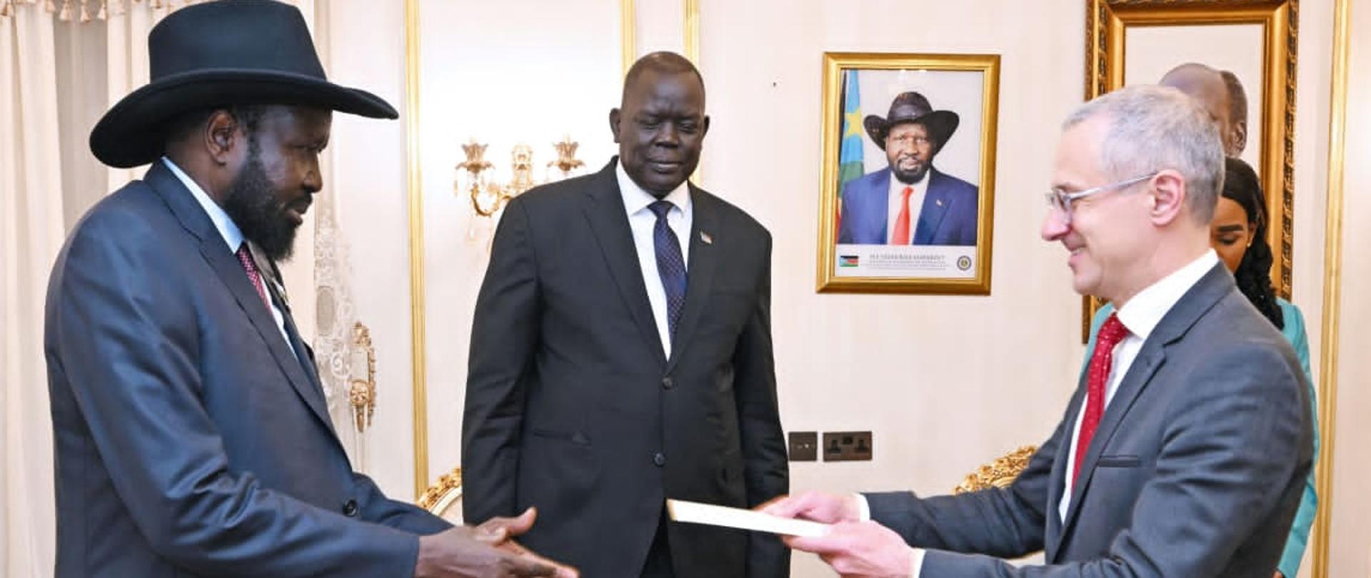 Ceremonia złożenia listów uwierzytelniających w Sudanie Południowym