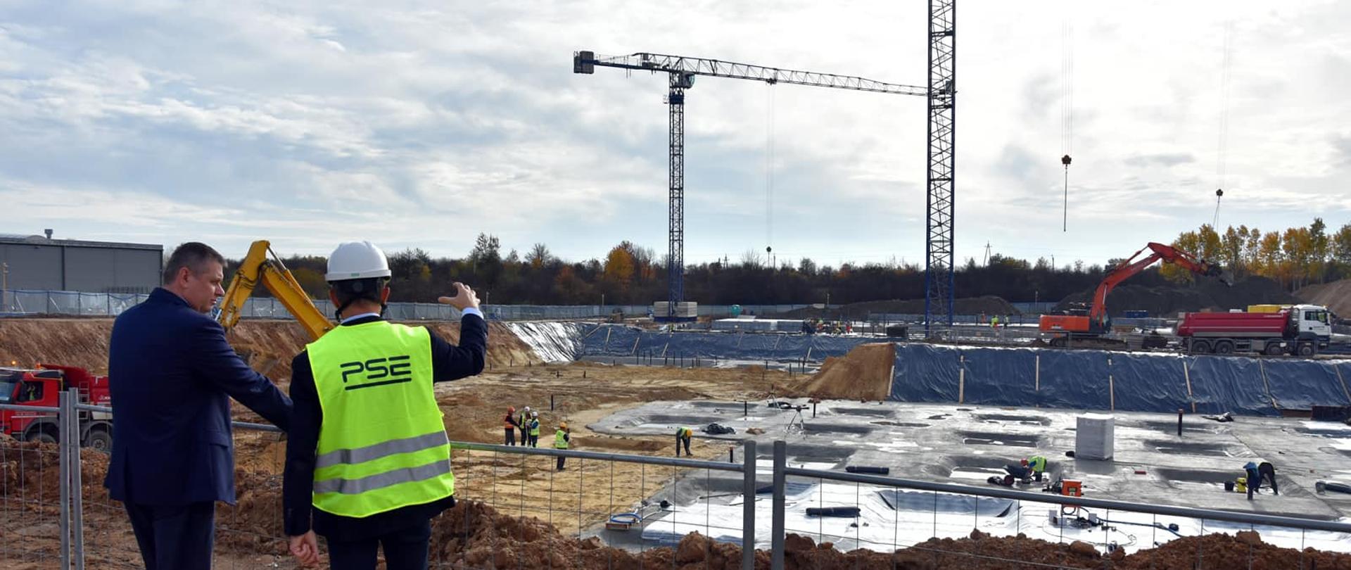 Uroczystość wmurowania aktu erekcyjnego pod budowę kompleksu obiektów PSE S.A.