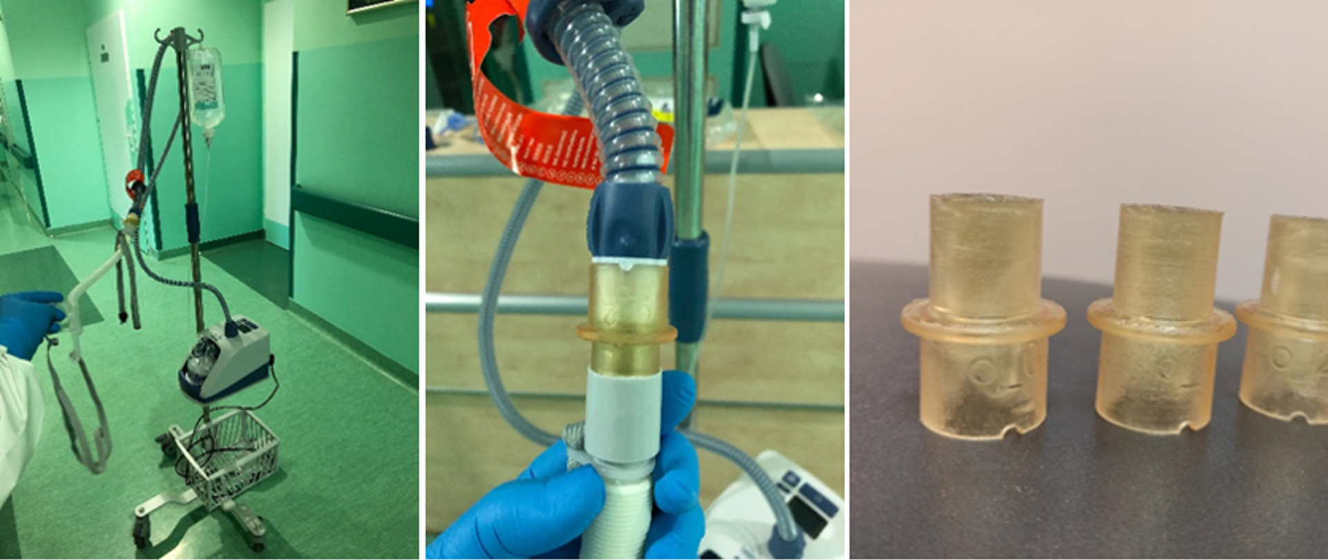 Adapter-coupling for AIRVO 2 oxygen mask
