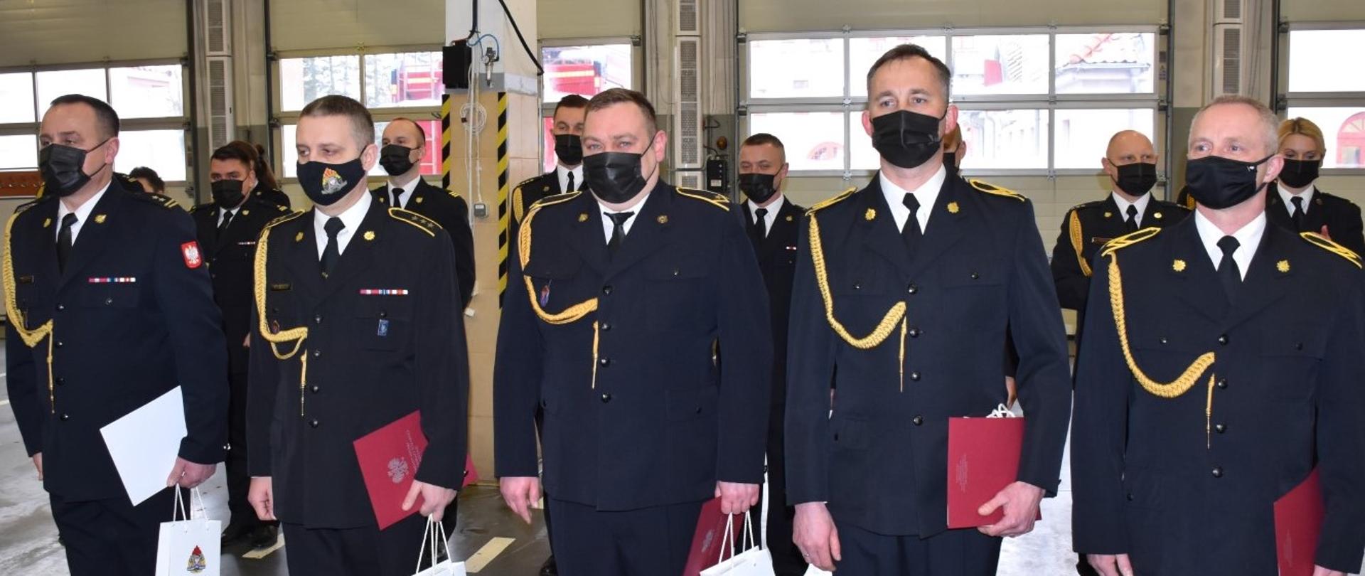 Zakończenie służby strażaków KM PSP w Olsztynie
