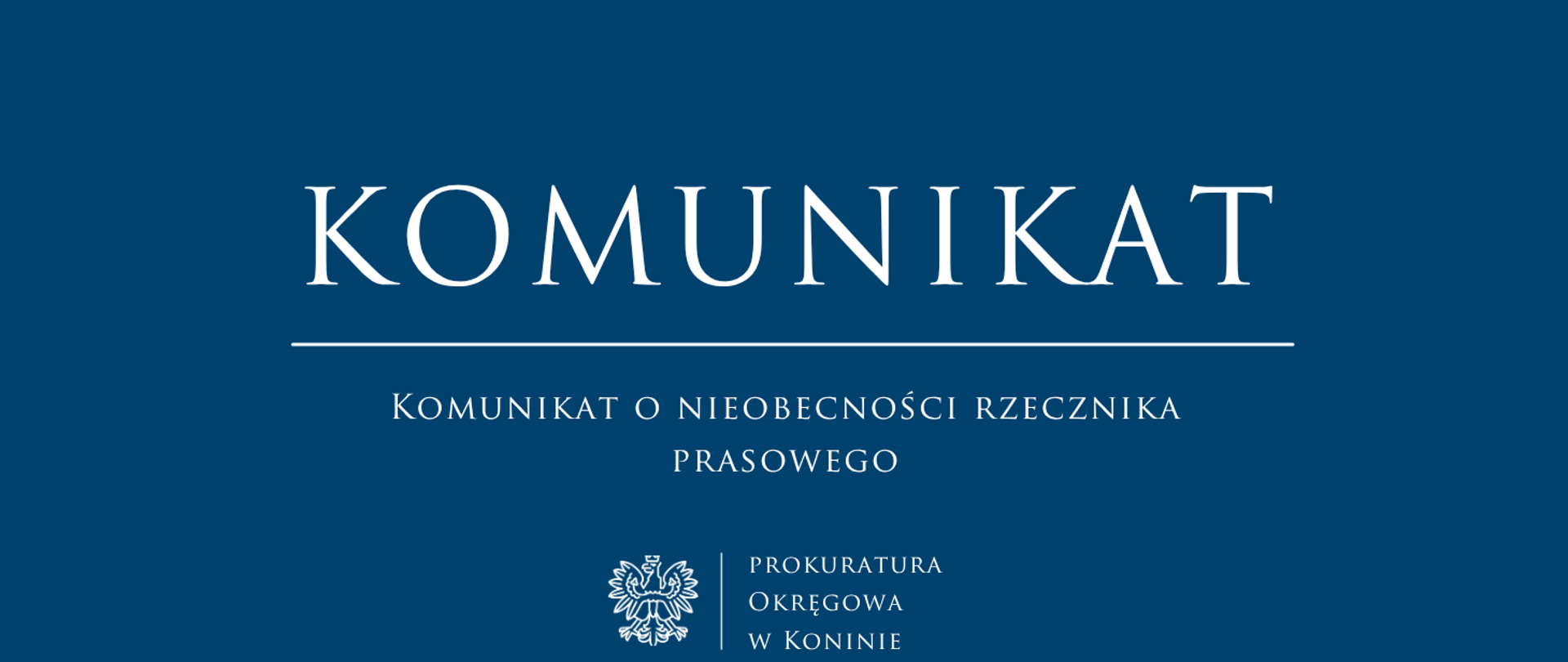 Komunikat rzecznik urlop sierpień 2026