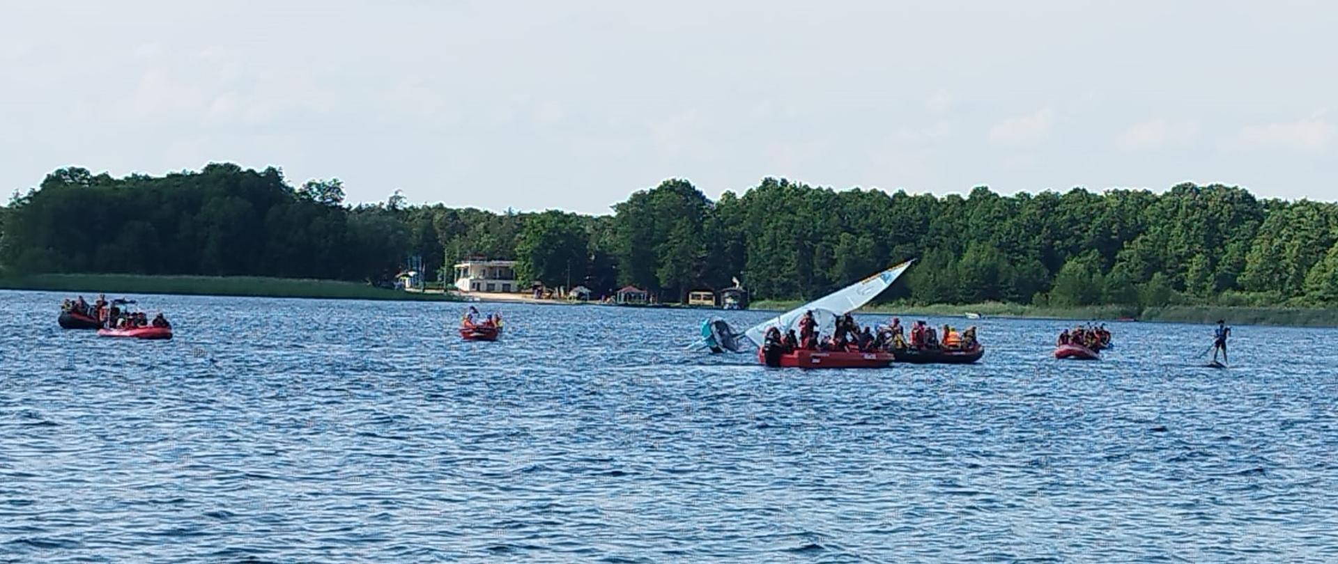 Manewry wodne – jezioro Dominickie 2023r