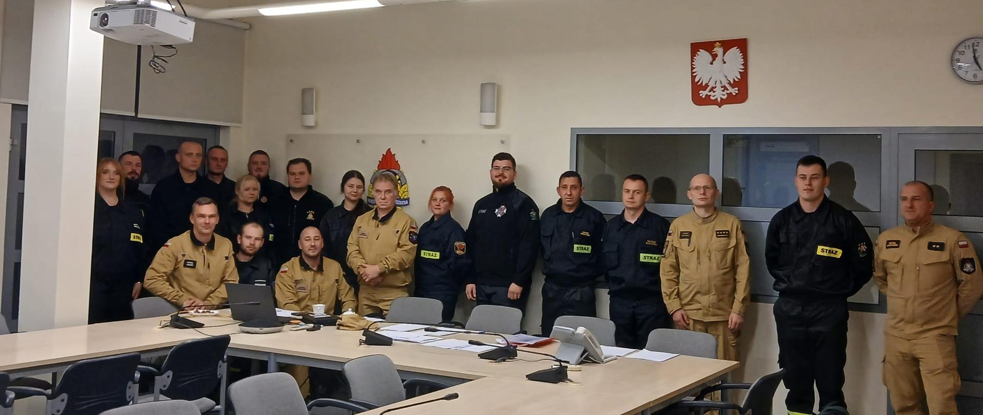 Szkolenie dowódców OSP w Komendzie Miejskiej PSP w Rybniku