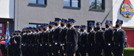 Zdjęcie przedstawia uroczystość Wojewódzkich obchodów Dnia Strażaka