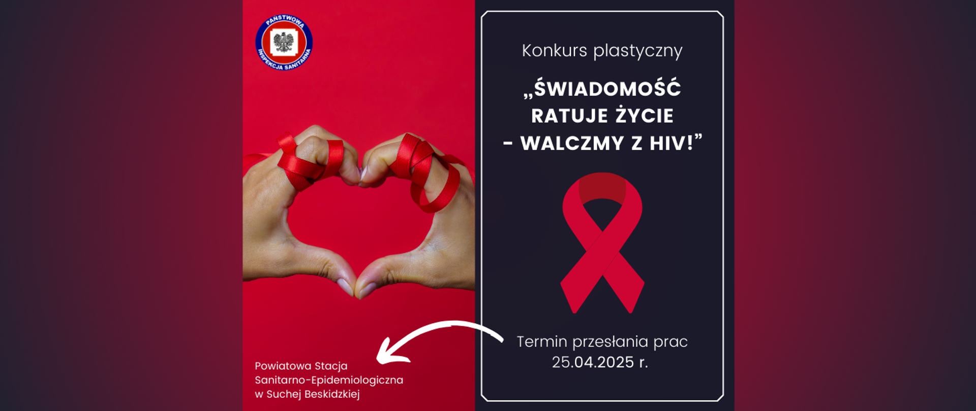 Konkursu „Świadomość ratuje życie – walczmy z HIV!”