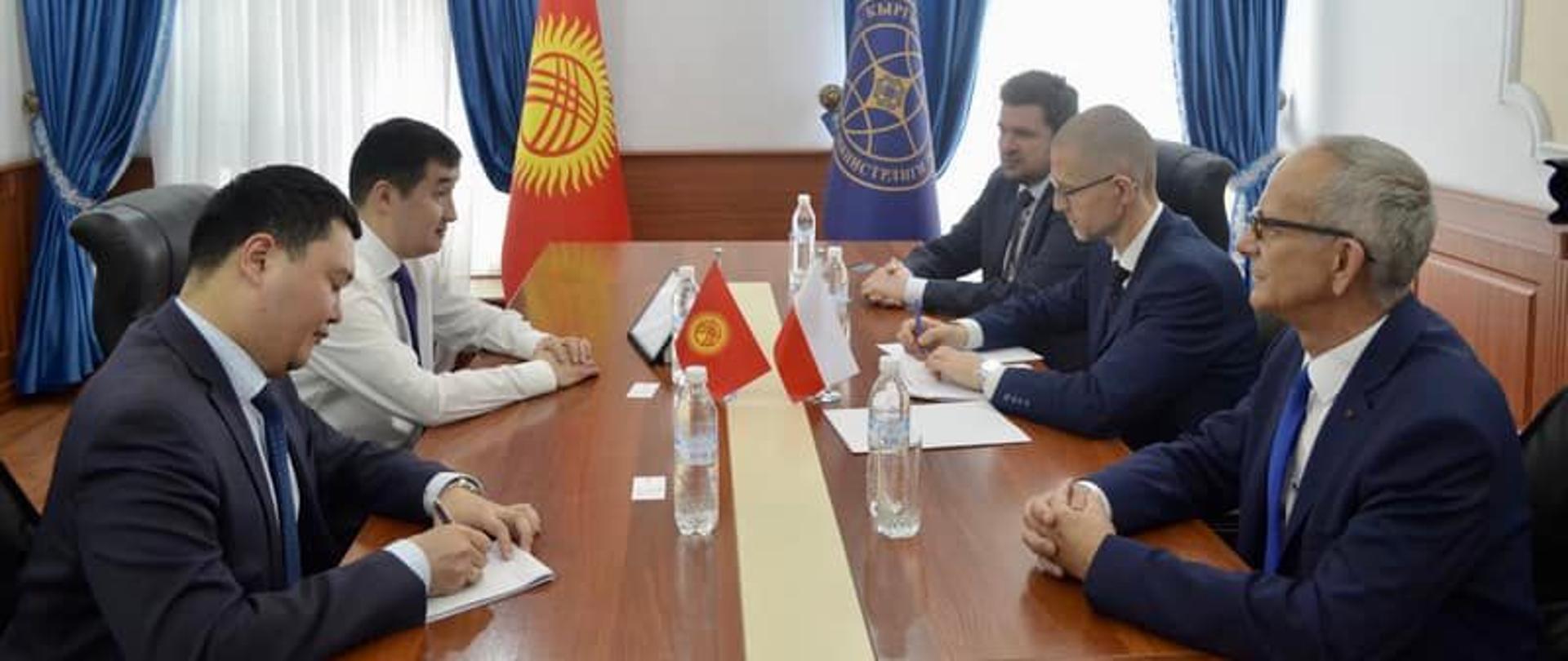 Polsko-kirgiskie konsultacji dyrektorskie między przedstawicielami MSZ w Biszkeku