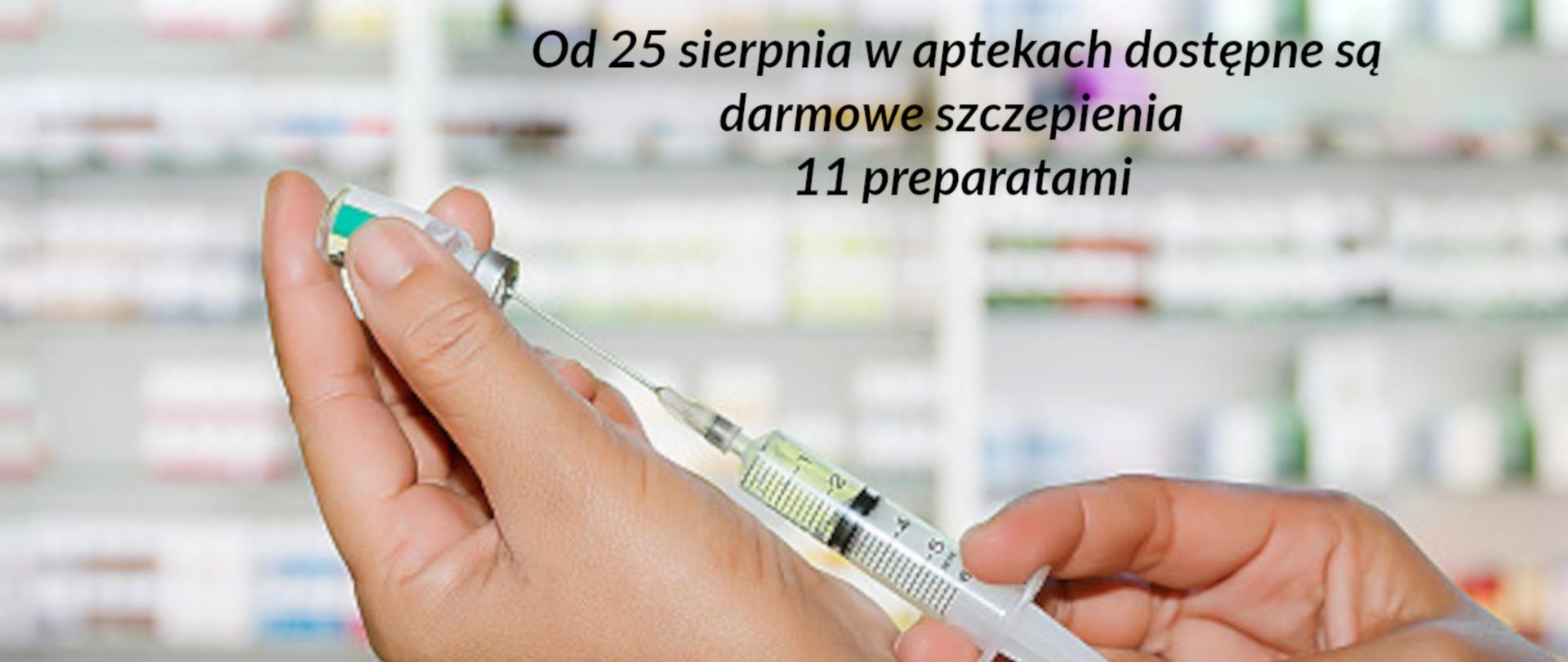 Darmowe szczepienia od 25 sierpnia 2025