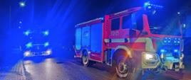 Pojazdy pożarnicze podczas zdarzenia