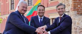 Ministrowie spraw zagranicznych Polski, Litwy i Ukrainy gościli w środę w Lublinie. Radosław Sikorski, Kęstutis Budrys i Andrij Sybiha spotkali się na obchodach 5. rocznicy powołania Trójkąta Lubelskiego.
