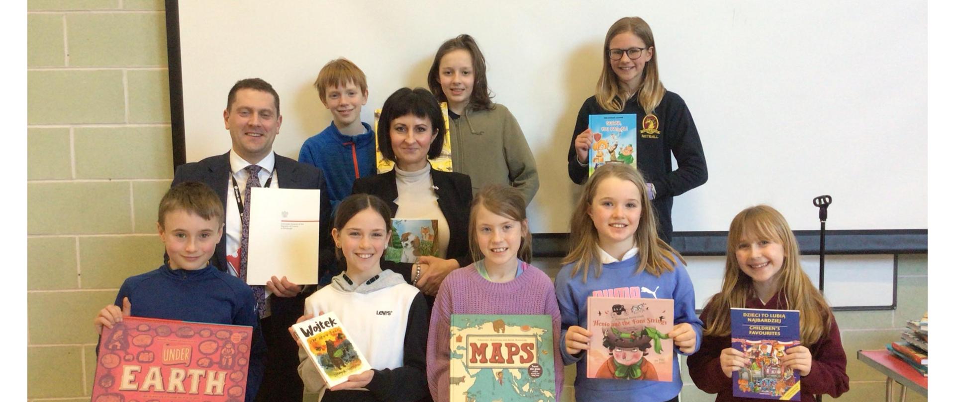 Polskie książki w szkockich szkołach