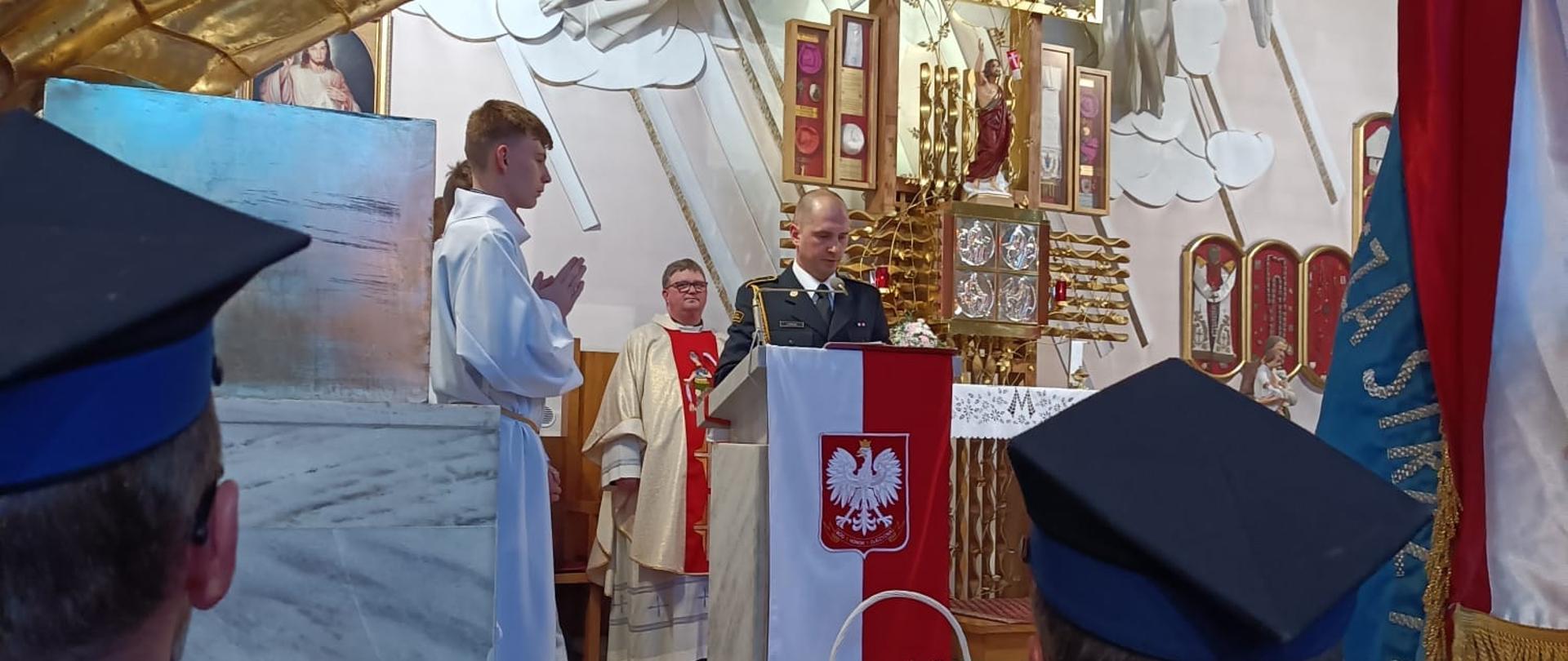 Msza św w Pasierbcu z intencji strażaków