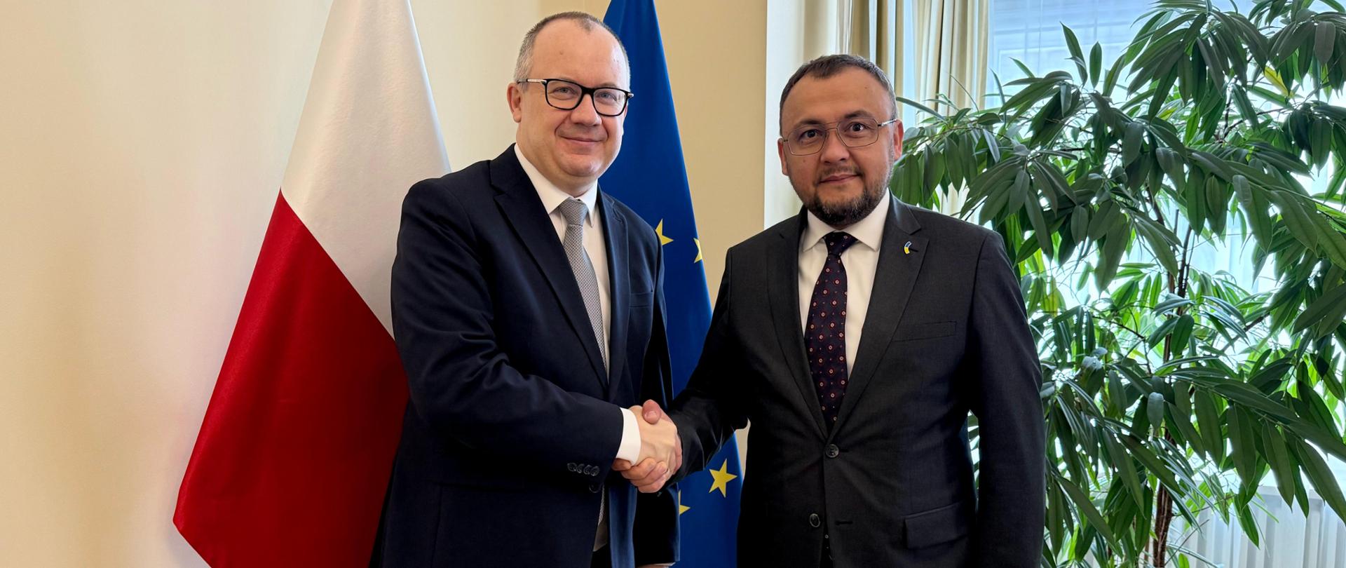 Minister Sprawiedliwości Adam Bodnar spotkał się z Ambasadorem Ukrainy w Warszawie 