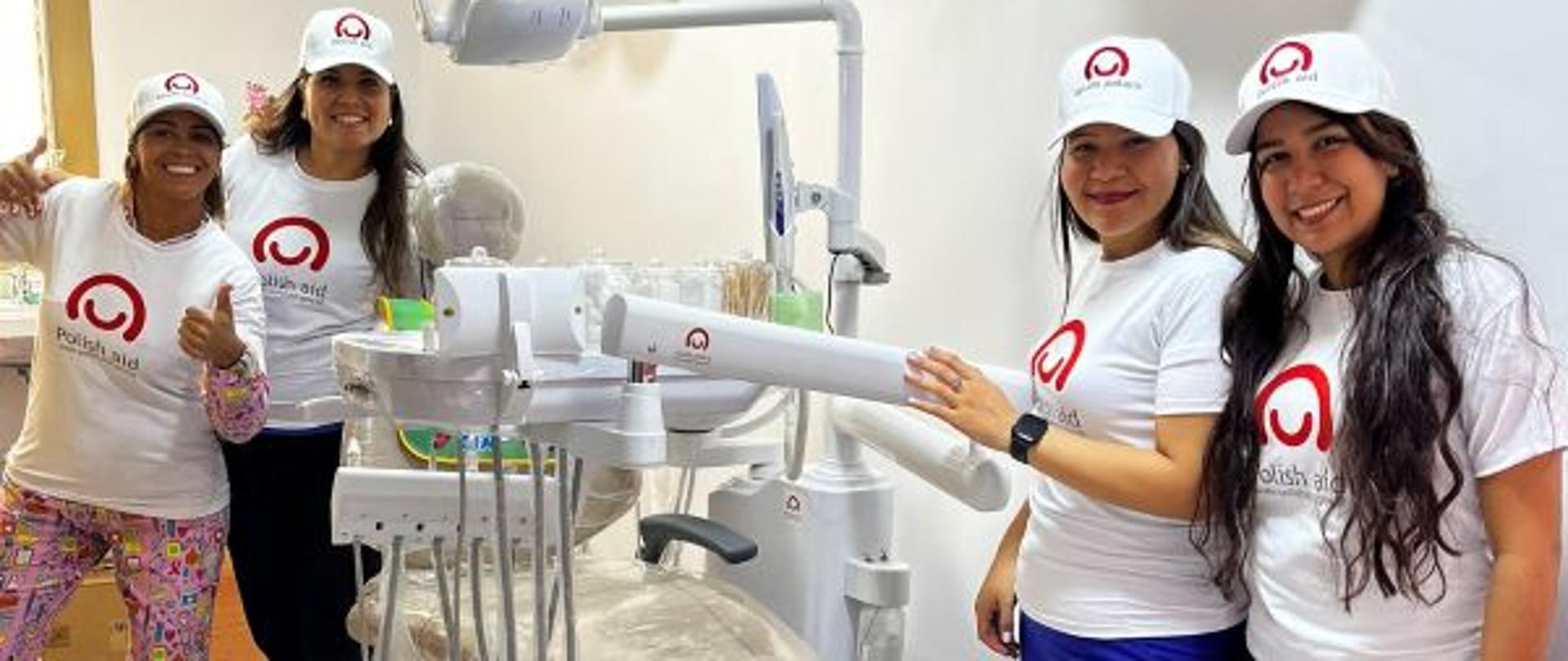 Gabinet dentystyczny utworzony w ramach programu Polska Pomoc dla mieszkańców Guarenas