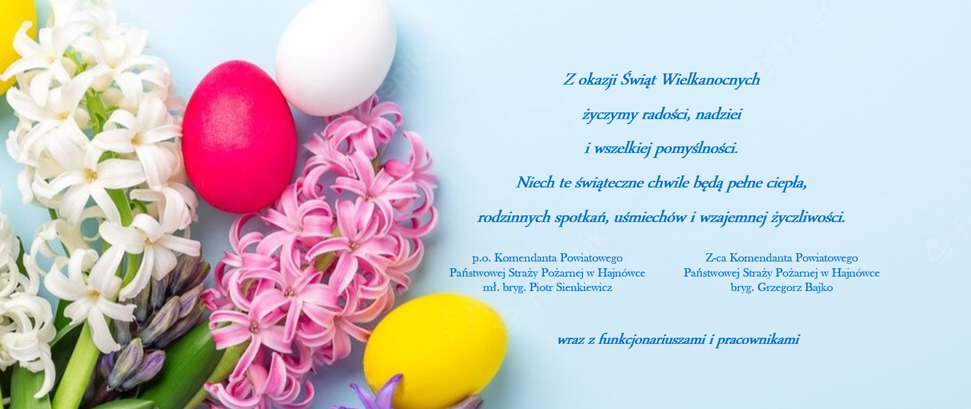 Życzenia z okazji Świąt Wielkanocnych