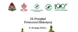 Plakat IX Przeglądu Twórczości Dziecięcej 2024