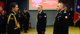 Uroczysta zmiana na stanowisku małopolskiego komendanta wojewódzkiego PSP