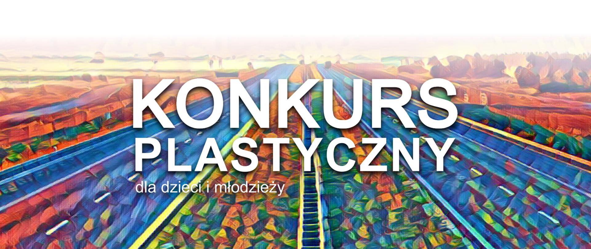 Grafika z nazwą konkursu plastycznego "Drogi Przyszłości"