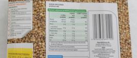 Opakowanie od kaszy gryczanej prażonej z firmy Plony Natury