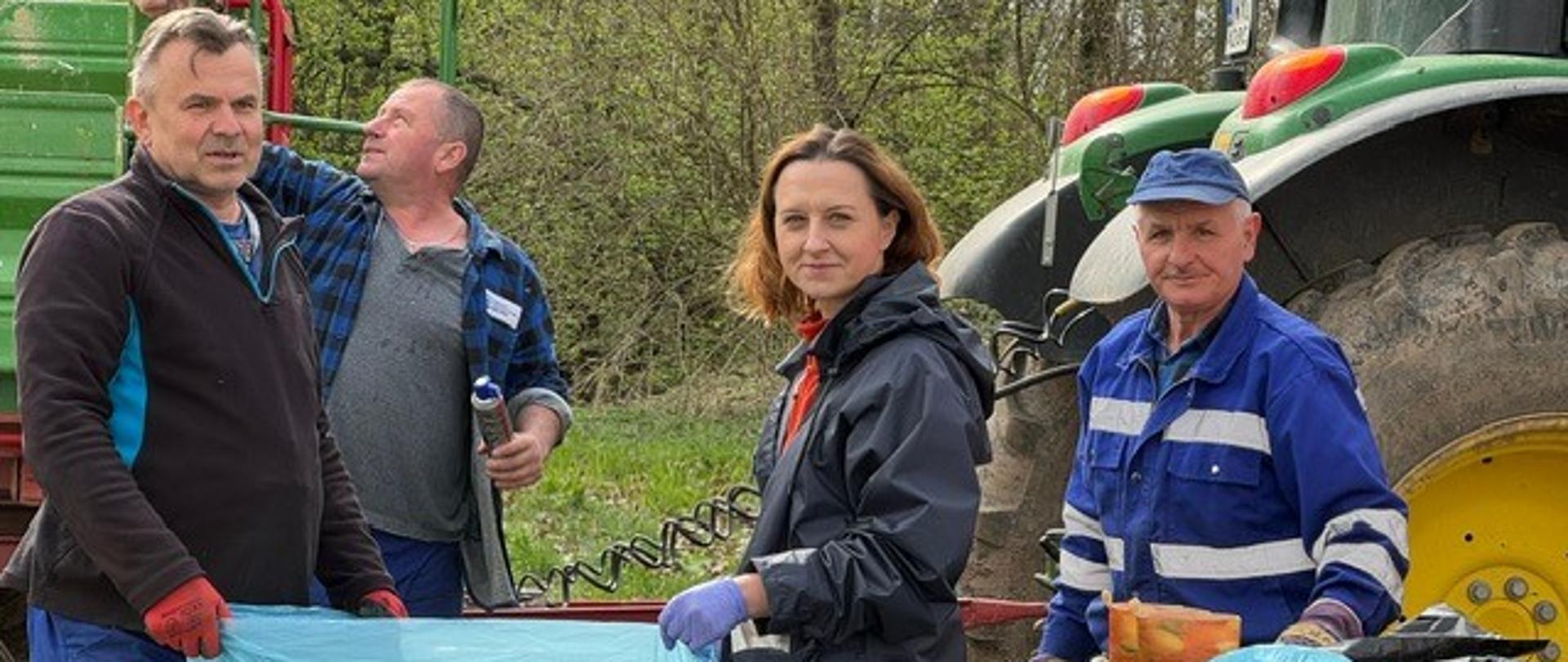 Akcja sprzątania zbiornika Kozielno.