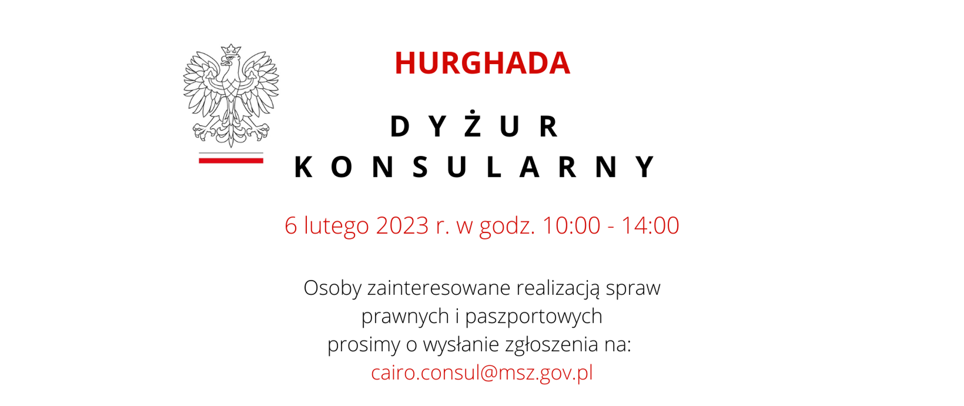 Dyżur konsularny w Hurghadzie