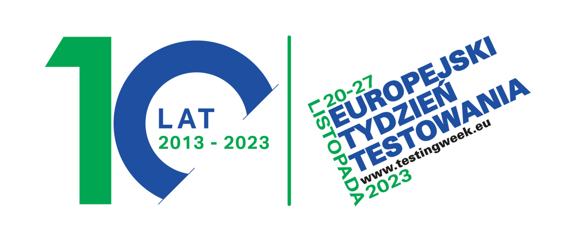 Plakat z napisem: Europejski tydzień testowania