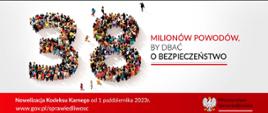 38 milionów powodów, by dbać o bezpieczeństwo 