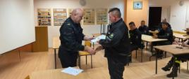 Zakończenie szkolenia kierujących działaniem ratowniczym dla członków OSP