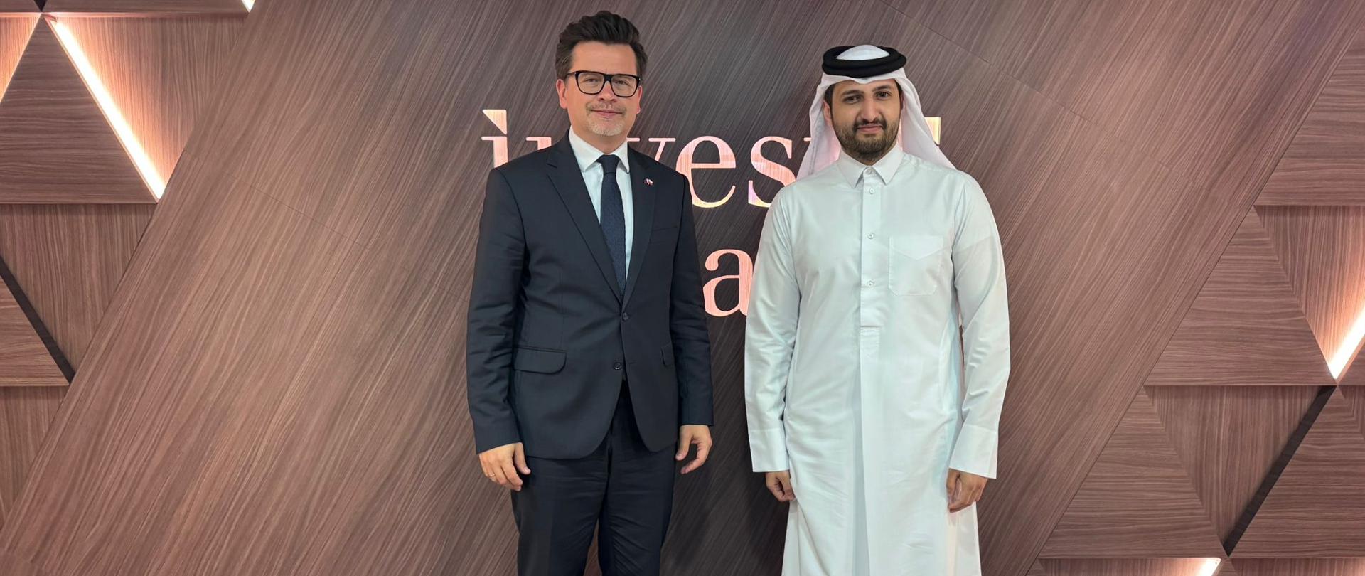 Ambassador of the Republic of Poland with CEO Invest Qatar 