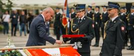 Obchody Dnia Strażaka - nadanie sztandaru Komendzie Miejskiej PSP w Rybniku i 150-lecie Rybnickiej Straży Pożarnej
