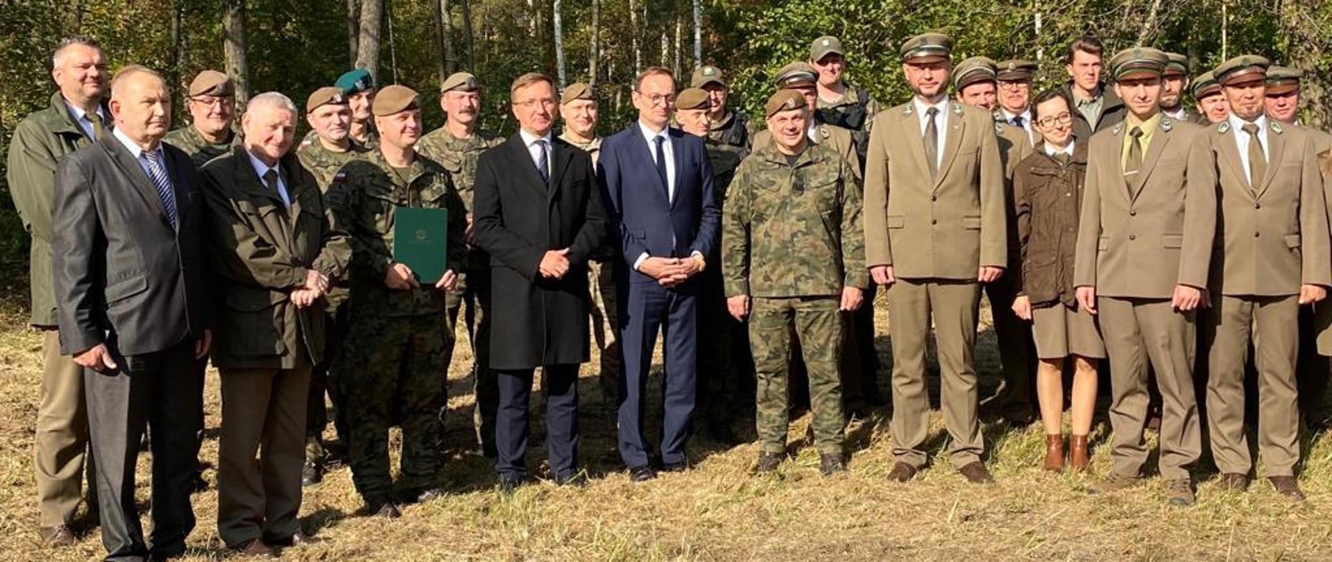 Wiceminister Siarka na przekazaniu gruntów leśnych na rzecz Wojsk Obrony Terytorialnej