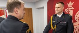 Powierzenie obowiązków służbowych Komendanta Powiatowego PSP w Kędzierzynie-Koźlu - mł. bryg. Szymonowi Jędrzejas