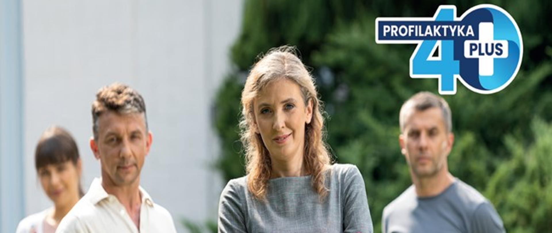 Logo akcji profilaktyka 40 plus