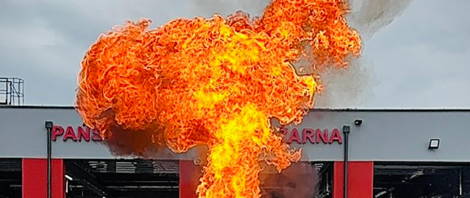 Pokaz gaszenia oleju