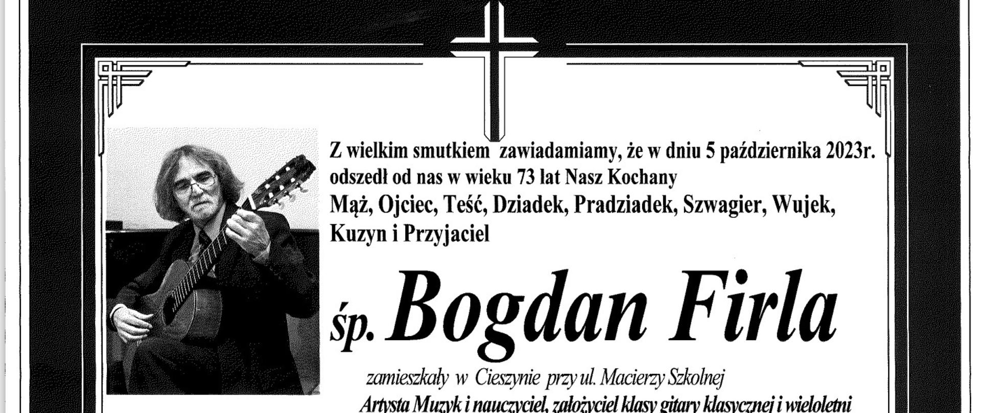 Nekrolog Bogdan Firla