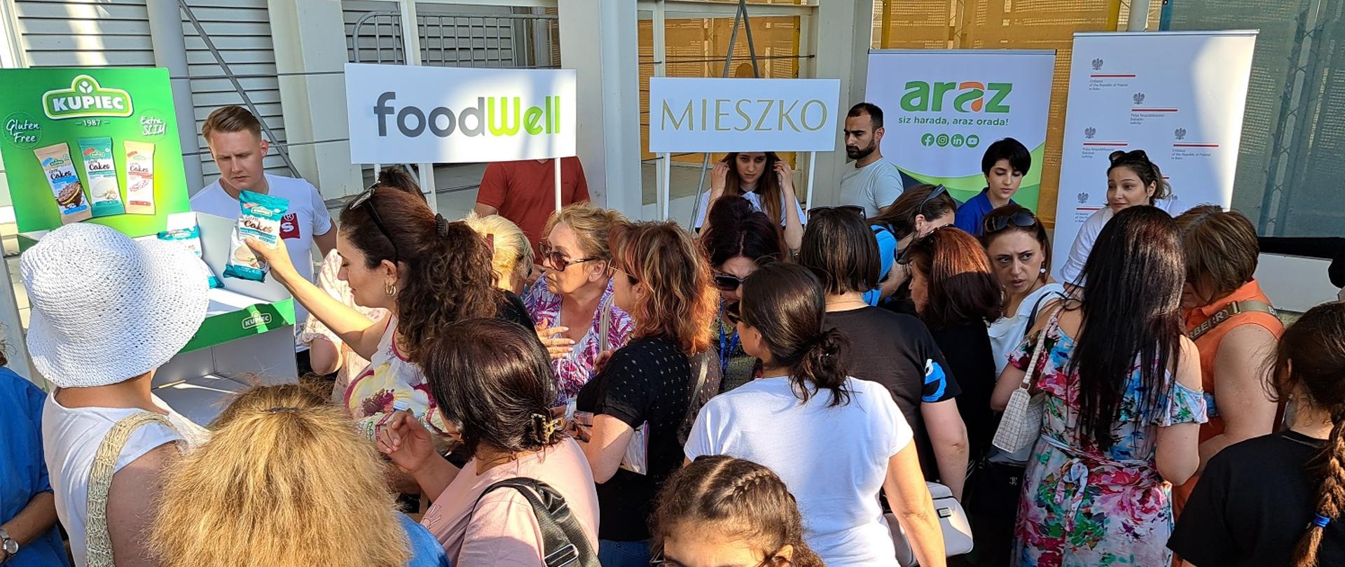 Polskie stoisko na festiwalu „Taste of Europe” w Baku (24.06.2023)