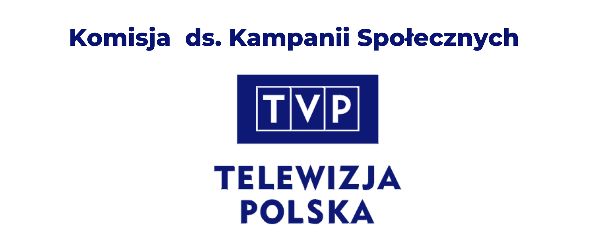 Nabór do Komisji ds. Kampanii Społecznych w TVP S.A. - logo TVP S.A. 