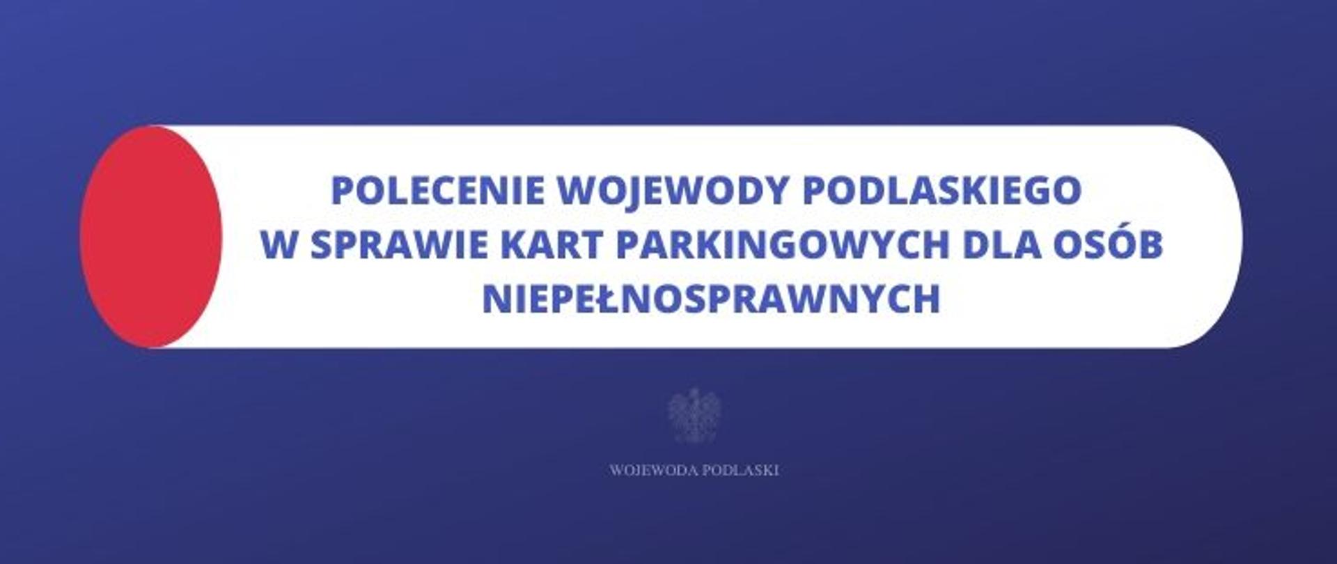 Polecenie karty parkingowe