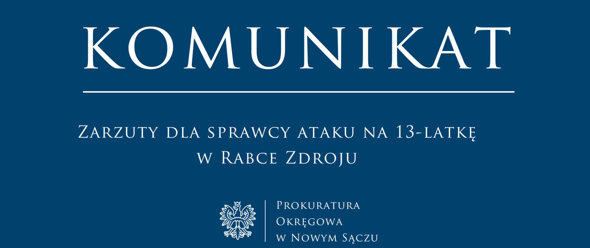 Zarzuty dla sprawcy ataku