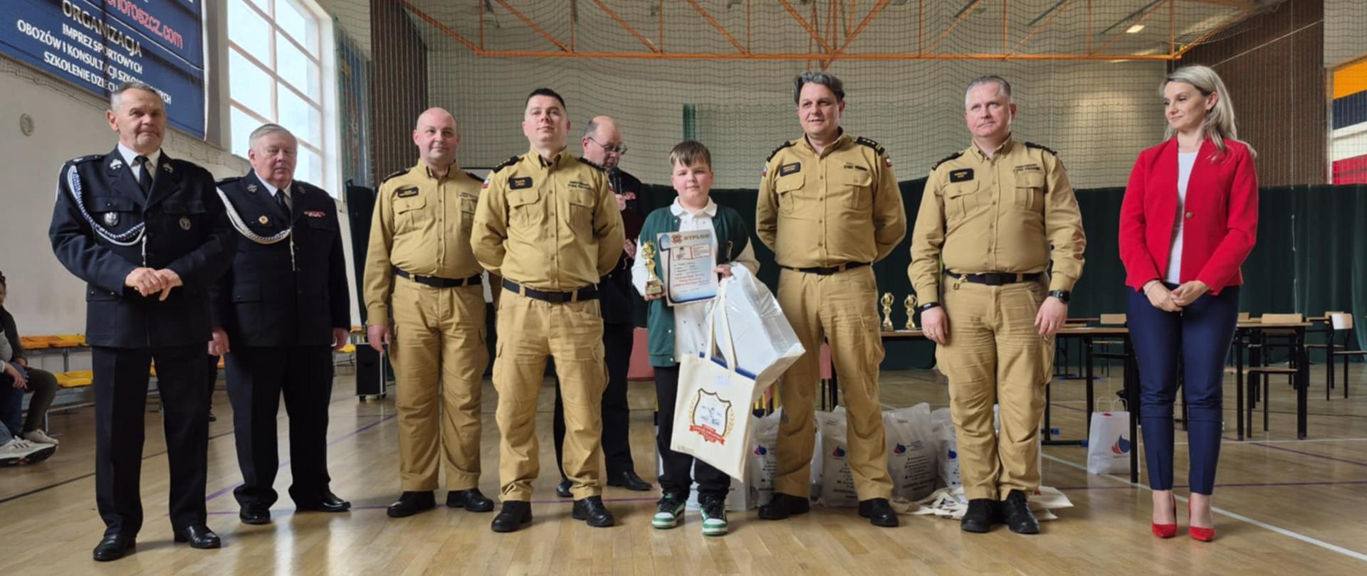 Wojewódzkie eliminacje 47. Ogólnopolskiego Turnieju Wiedzy Pożarniczej „Młodzież Zapobiega Pożarom”.