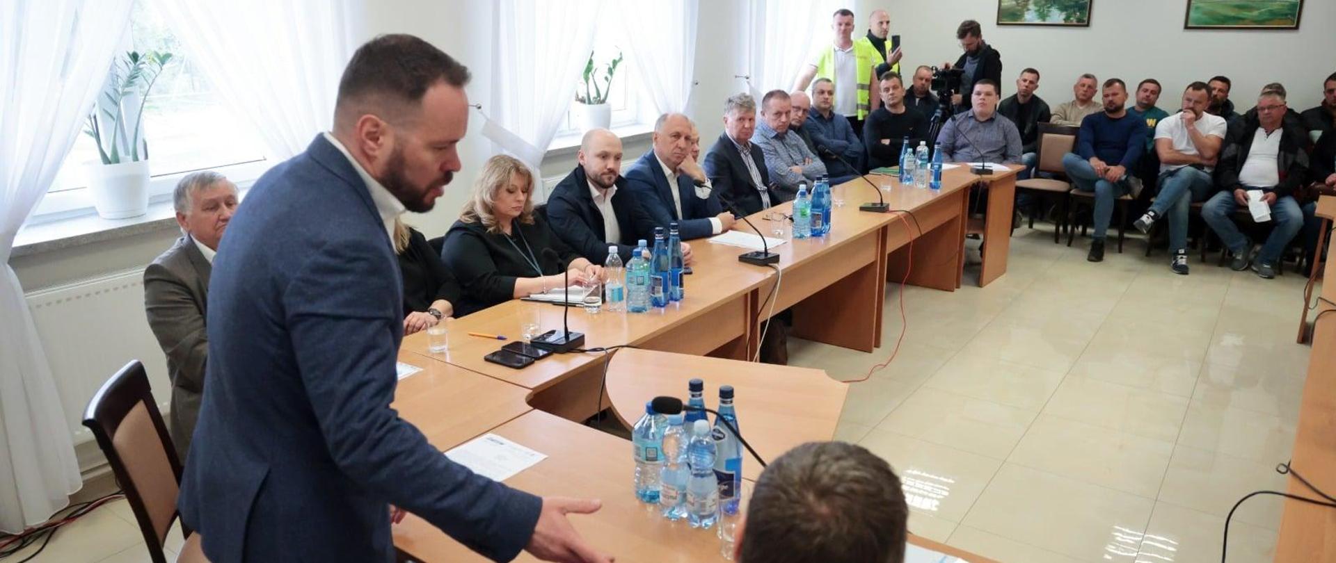 Spotkanie z przewoźnikami w Dorohusku