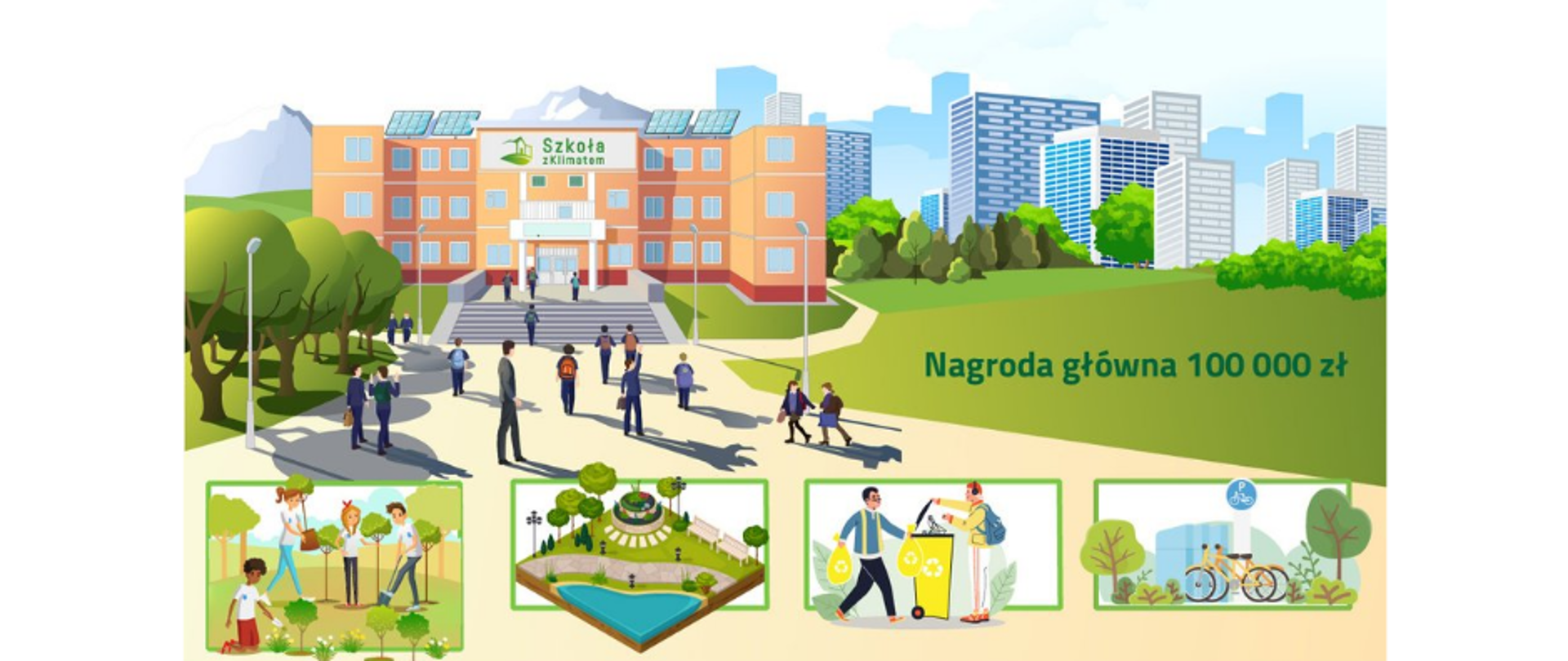 Szkoła z klimatem, plansza do konkursu na eko projekt