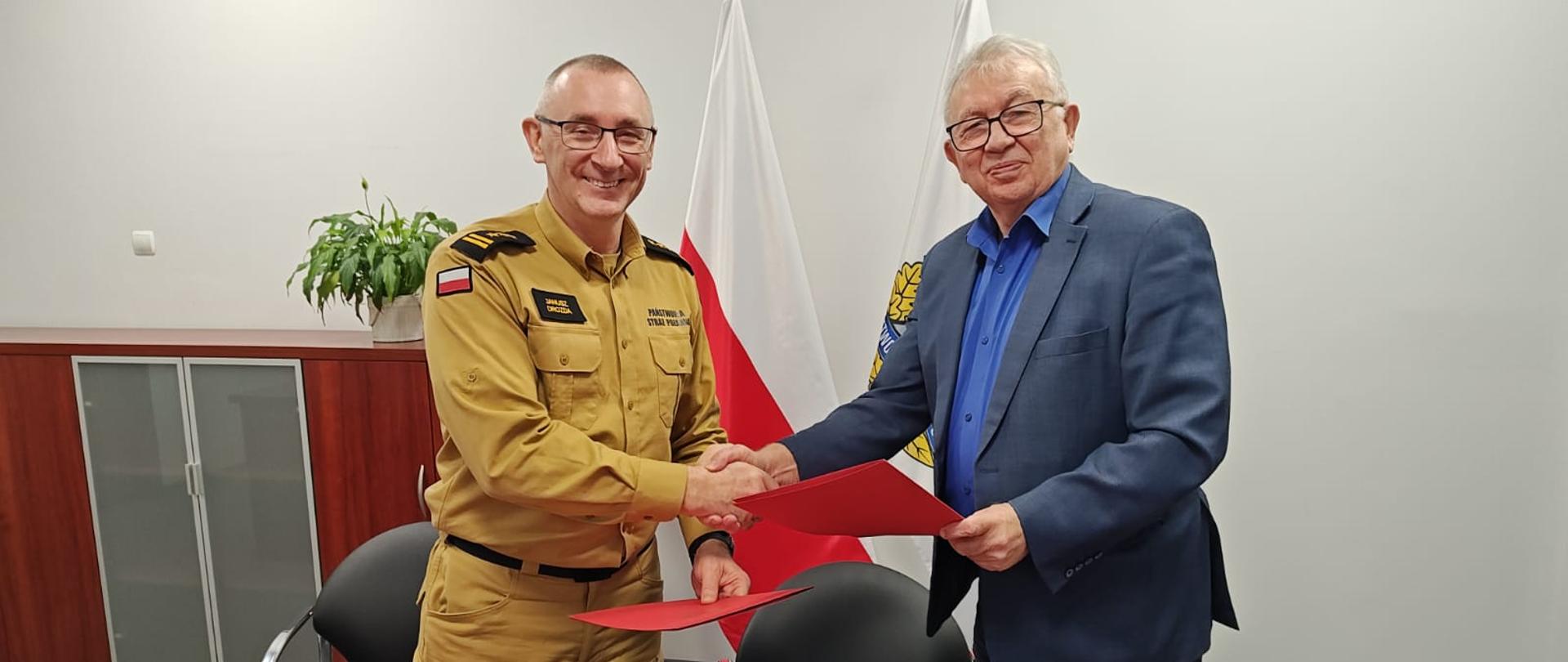 Podpisanie aneksu do umowy rozbudowy budynku KW PSP