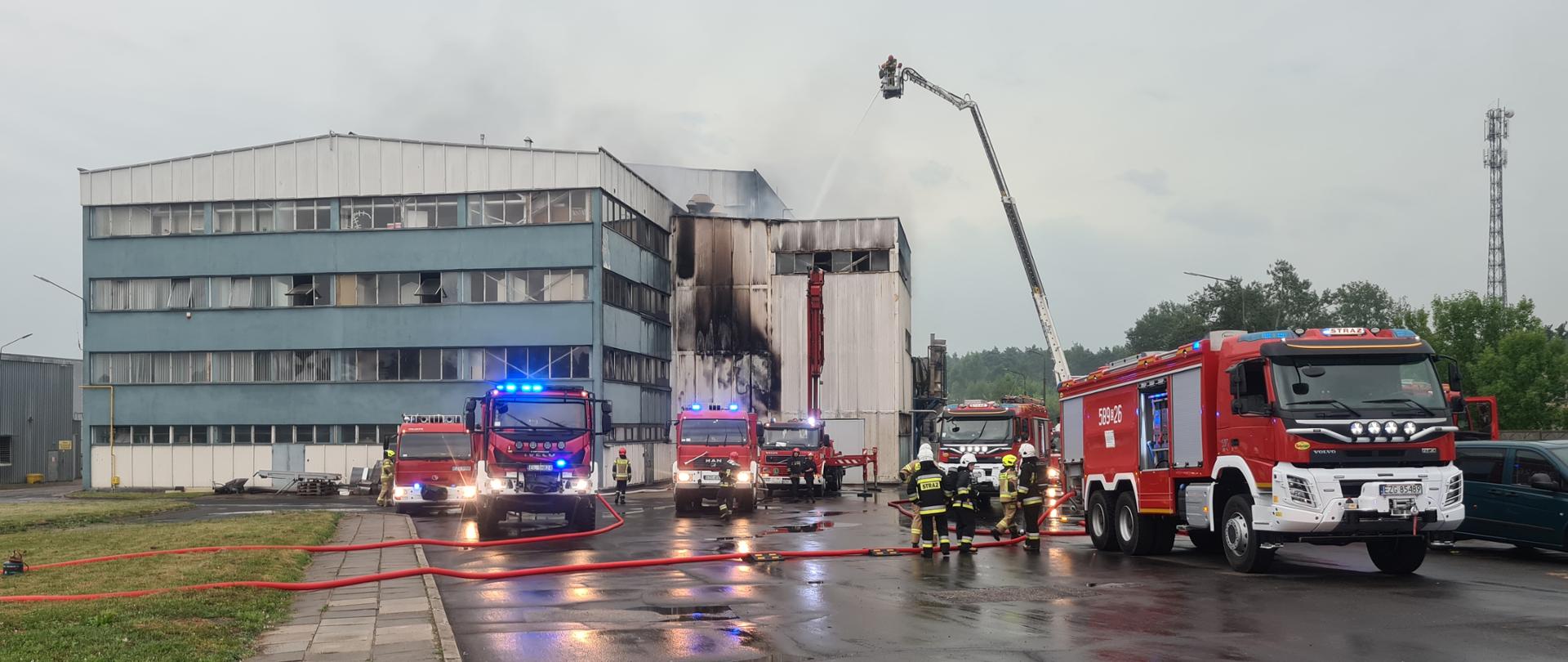 Widok od strony wjazdu na teren zakładu
