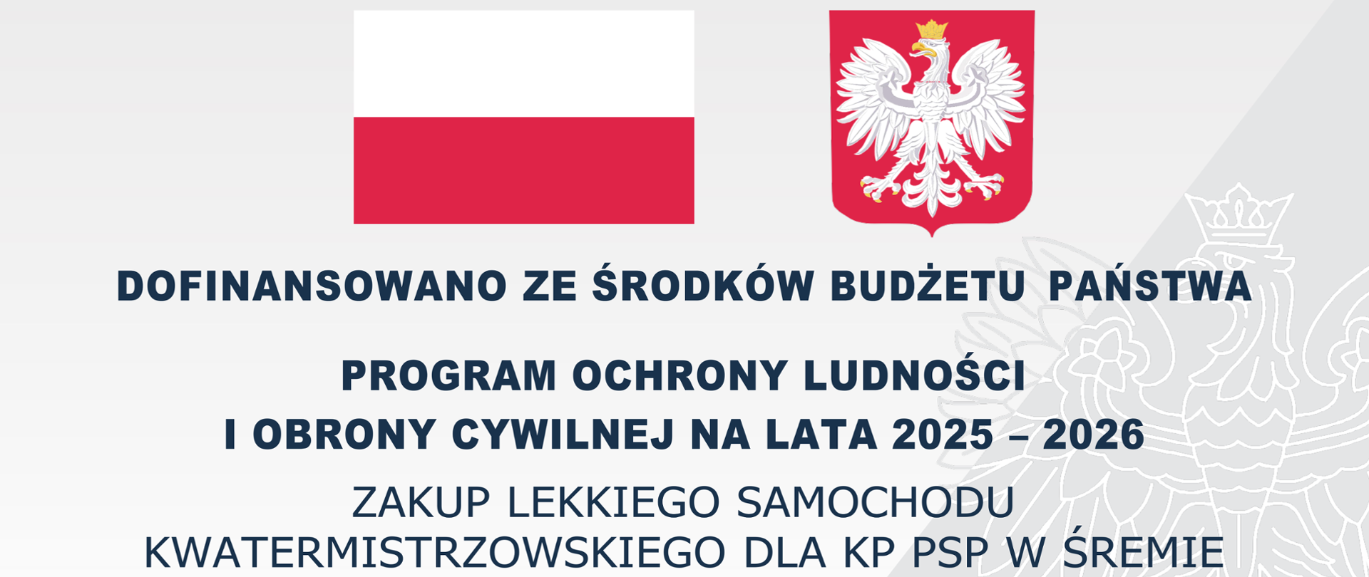 Zakup specjalnego lekkiego samochodu kwatermistrzowskiego