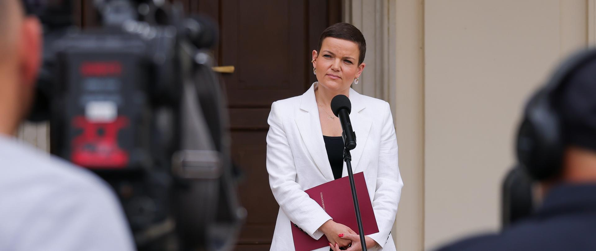 Ministra Marta Cienkowska zapowiedziała zmiany w Instytucie Solidarności i Męstwa im. Witolda Pileckiego, fot. Danuta Matloch/MKiDN